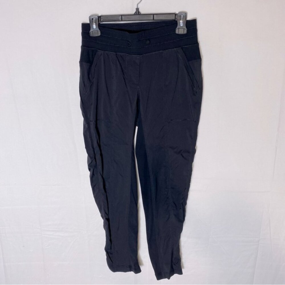 Lululemon Athletica Black Dance Studio Pants Joggers 6 Activewear Fitness